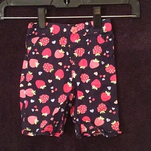 Cute pants with strawberries